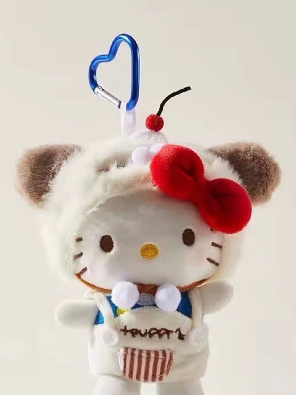 Hello Kitty Plush Bag Charm by Hello Kitty - White, Red, Blue, Brown